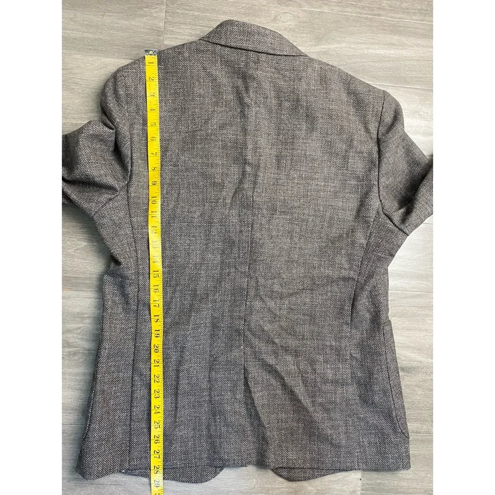$450 Banana Republic Suit 42S Jacket 30x29 Pant Marzotto Havana Herringbone